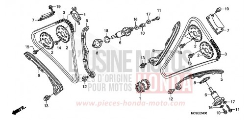 CHAINE A CAMES/TENDEUR ST1300A9 de 2009